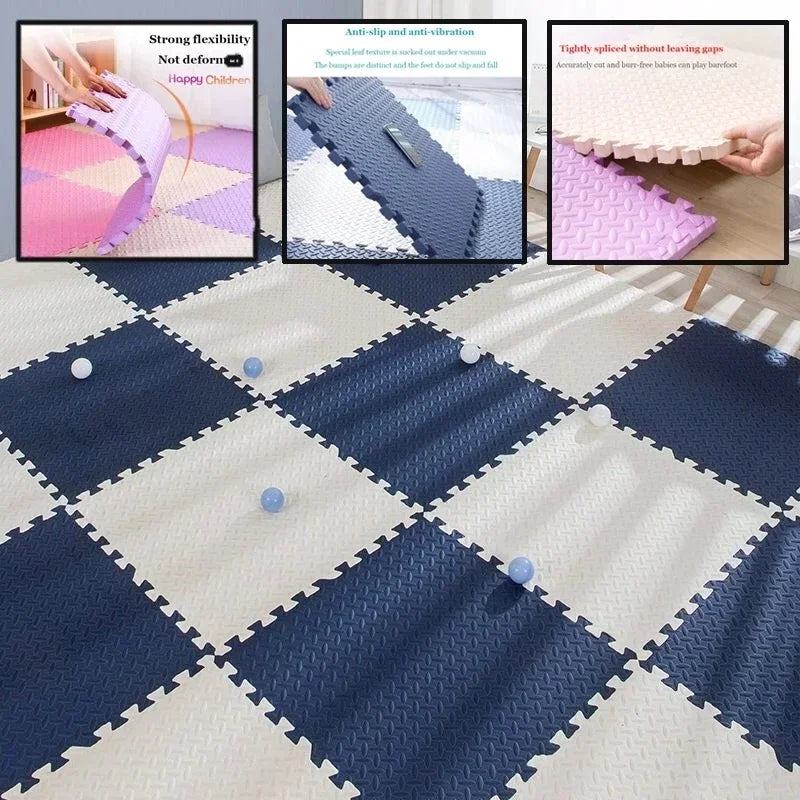 8-16pcs Baby Puzzle Floor Kids Carpet Bebe Mattress EVA Foam Baby Blanket Educational Toys Play Mat for Children 30x1cm - PST PS Tradings