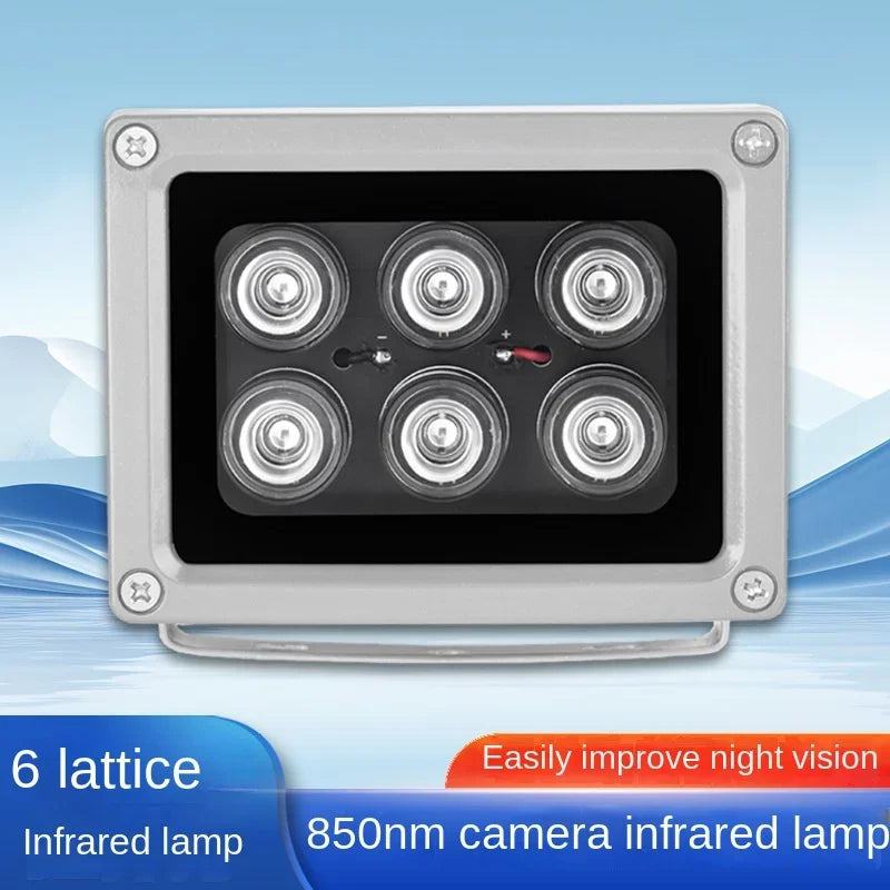 850nm 6 LED IR Lights 850nm IR Night Vision CCTV Security Camera Fill Light IR Illuminators Infrared Lamp - PST PS Tradings