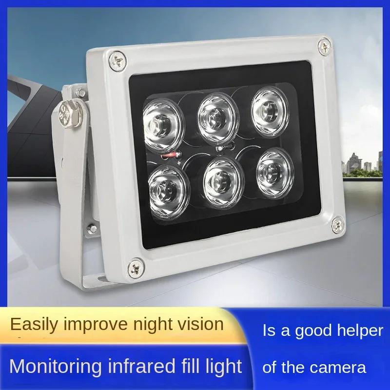 850nm 6 LED IR Lights 850nm IR Night Vision CCTV Security Camera Fill Light IR Illuminators Infrared Lamp - PST PS Tradings