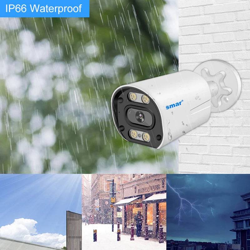 8MP Security Camera System 4K POE NVR Video Surveillance Kit  5MP 4MP Audio Ai Face Detect Color Night Vision IP CCTV Camera Set - Property & Safety Tradings