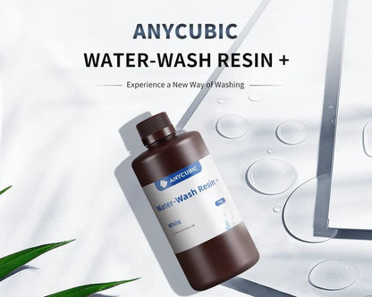 ANYCUBIC 2pcs/lot 405nm Water Washable Resin For LCD 3D Printer Liquid Photopolymer Resin 3D Printing Material 1kg/bottle