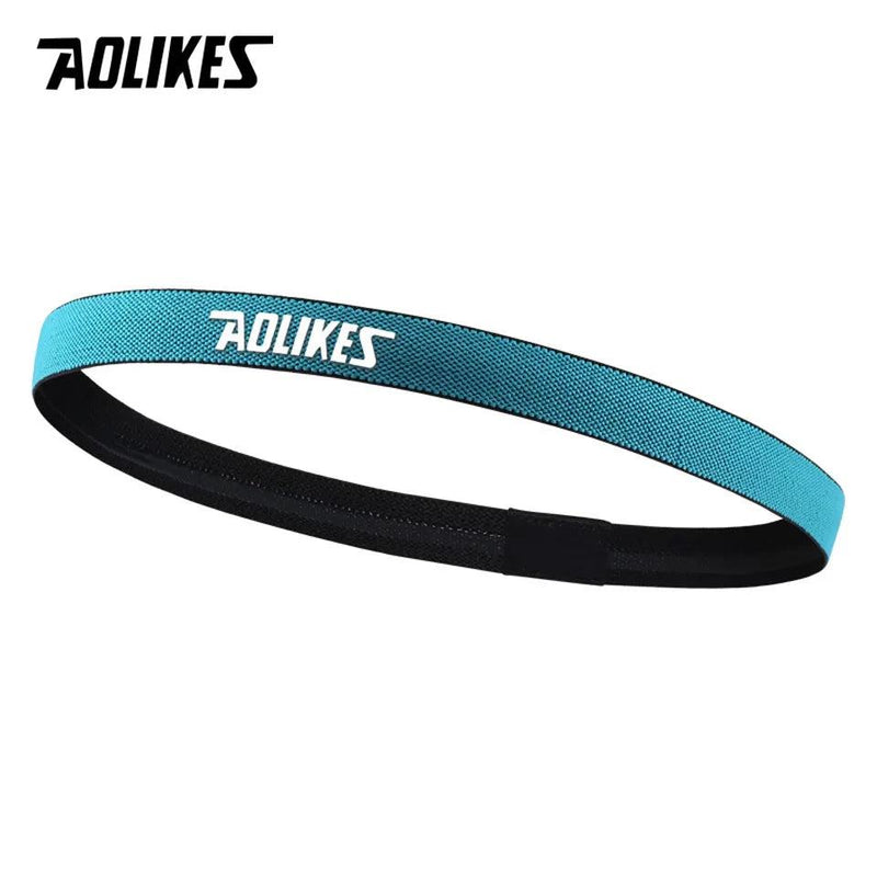 AOLIKES 1PCS Nylon Elastic Head Sweatband Non-slip For Men Women Yoga Hair Bands Running Sweat Bands Fitness Headband - PST PS Tradings