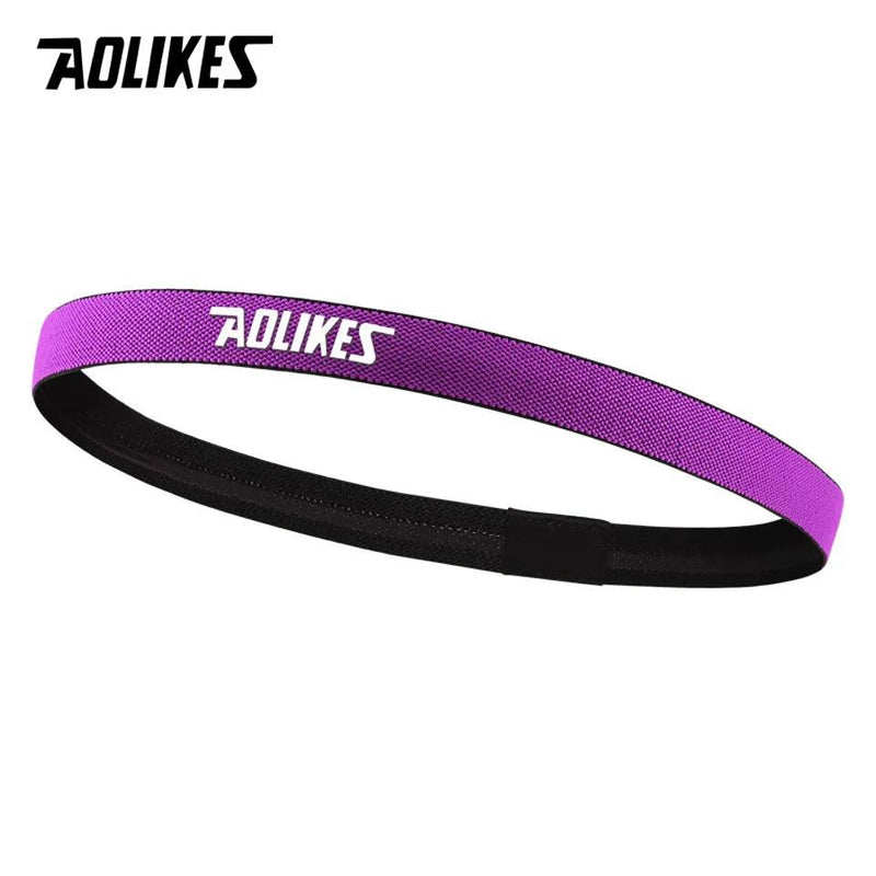 AOLIKES 1PCS Nylon Elastic Head Sweatband Non-slip For Men Women Yoga Hair Bands Running Sweat Bands Fitness Headband - PST PS Tradings