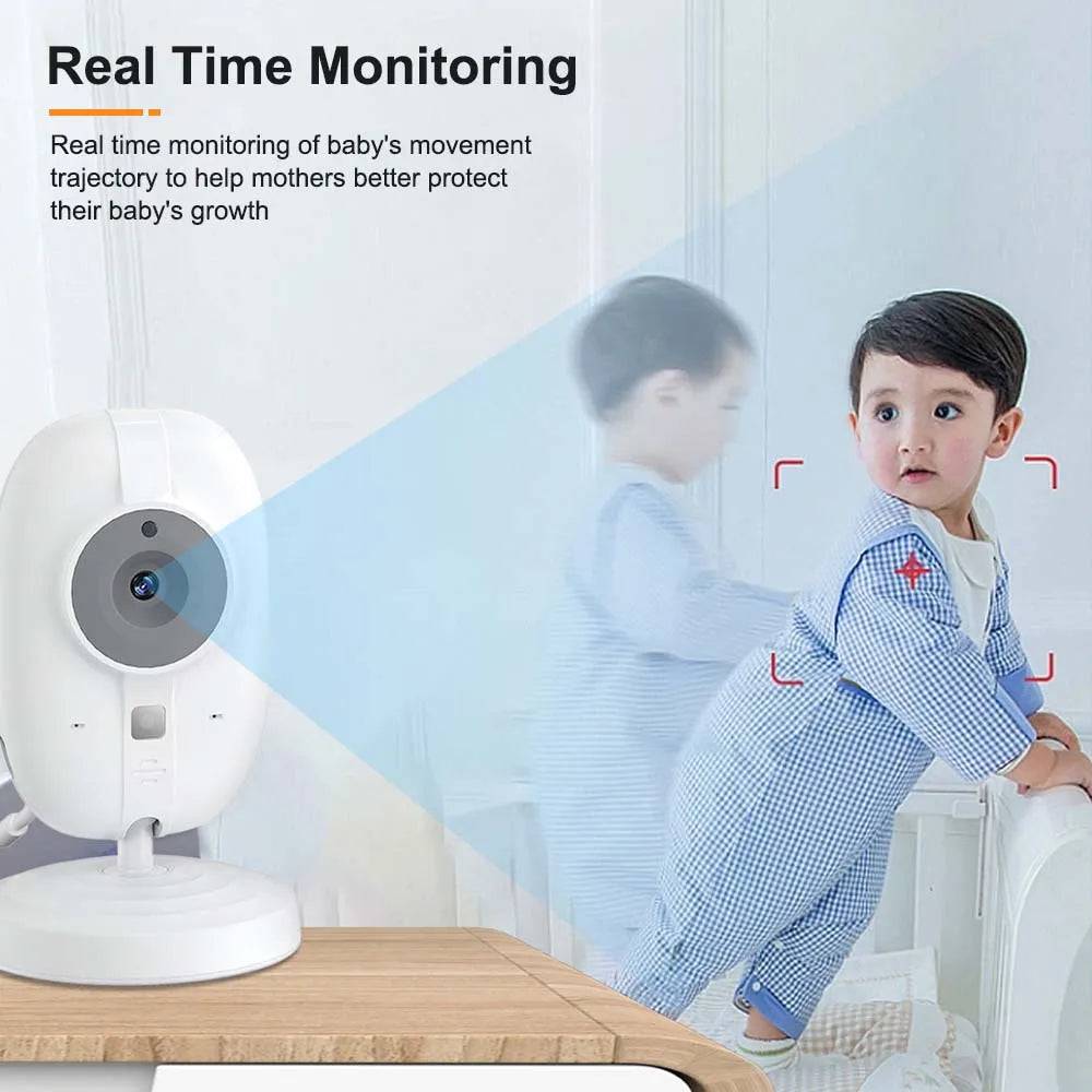 Baby Monitor With Camera 3.5 inch LCD Electronic Babysitter 2 Way Audio Night Vision Video Baby Nanny Radio Better than VB603 - Property & Safety Tradings