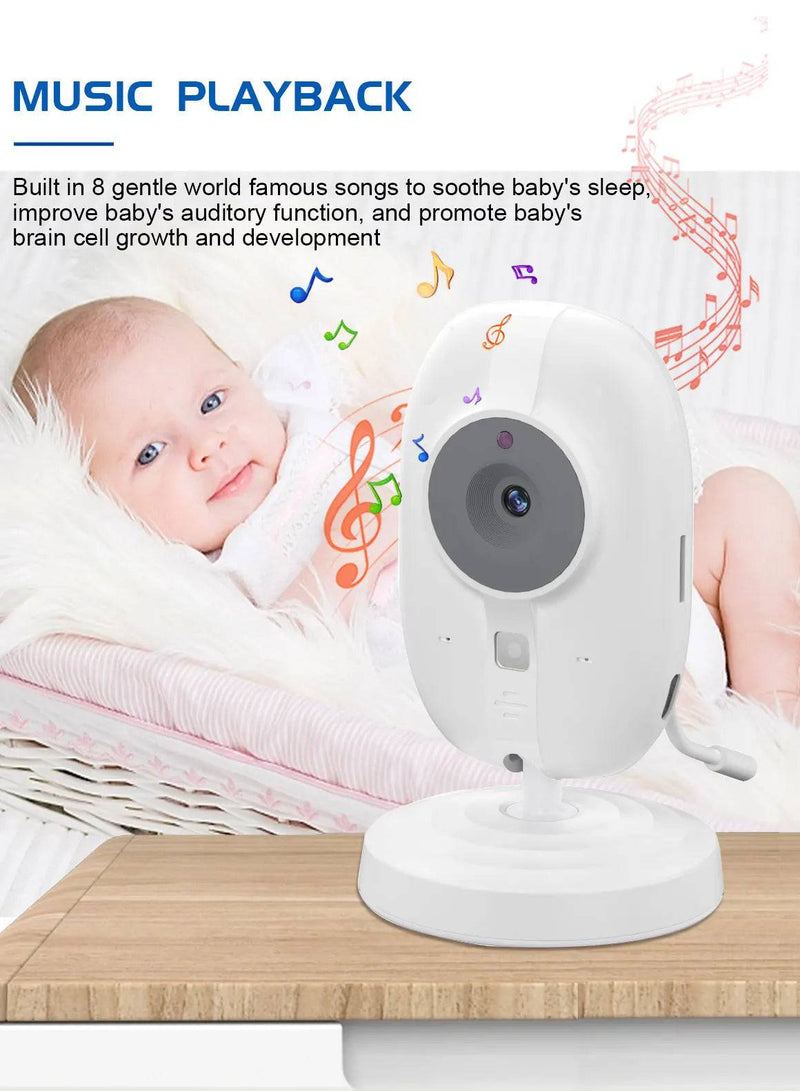 Baby Monitor With Camera 3.5 inch LCD Electronic Babysitter 2 Way Audio Night Vision Video Baby Nanny Radio Better than VB603 - Property & Safety Tradings