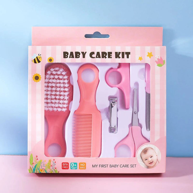 Baby nail clippers set Baby Care Wash 6 six-piece brush set - PST PS Tradings