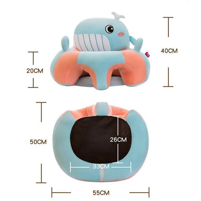 Baby Sofa Support Seat Cover Plush Chair Learning To Sit Comfortable Cartoon Toddler Nest Puff ChairToy Baby Floor Plush Lounger - PST PS Tradings