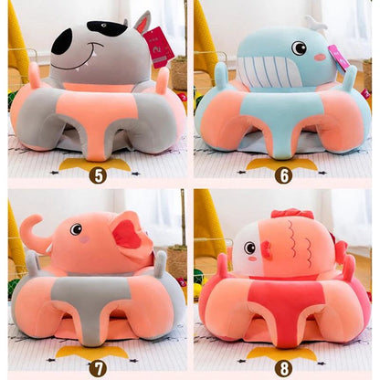 Baby Sofa Support Seat Cover Plush Chair Learning To Sit Comfortable Cartoon Toddler Nest Puff ChairToy Baby Floor Plush Lounger - PST PS Tradings