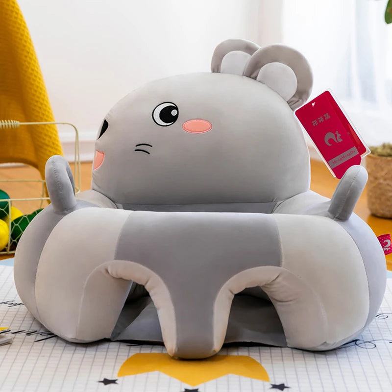 Baby Sofa Support Seat Cover Plush Chair Learning To Sit Comfortable Cartoon Toddler Nest Puff ChairToy Baby Floor Plush Lounger - PST PS Tradings