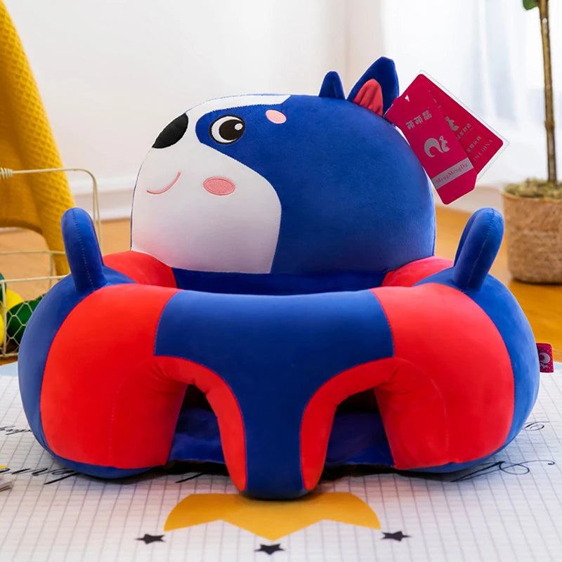 Baby Sofa Support Seat Cover Plush Chair Learning To Sit Comfortable Cartoon Toddler Nest Puff ChairToy Baby Floor Plush Lounger - PST PS Tradings