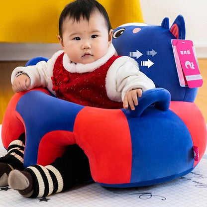 Baby Sofa Support Seat Cover Plush Chair Learning To Sit Comfortable Cartoon Toddler Nest Puff ChairToy Baby Floor Plush Lounger - PST PS Tradings