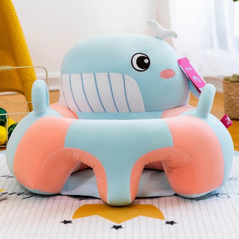 Baby Sofa Support Seat Cover Plush Chair Learning To Sit Comfortable Cartoon Toddler Nest Puff ChairToy Baby Floor Plush Lounger - PST PS Tradings