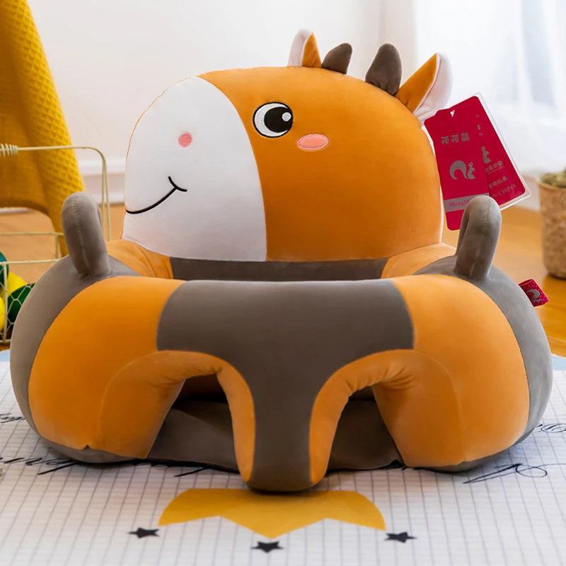 Baby Sofa Support Seat Cover Plush Chair Learning To Sit Comfortable Cartoon Toddler Nest Puff ChairToy Baby Floor Plush Lounger - PST PS Tradings