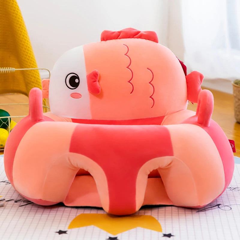 Baby Sofa Support Seat Cover Plush Chair Learning To Sit Comfortable Cartoon Toddler Nest Puff ChairToy Baby Floor Plush Lounger - PST PS Tradings