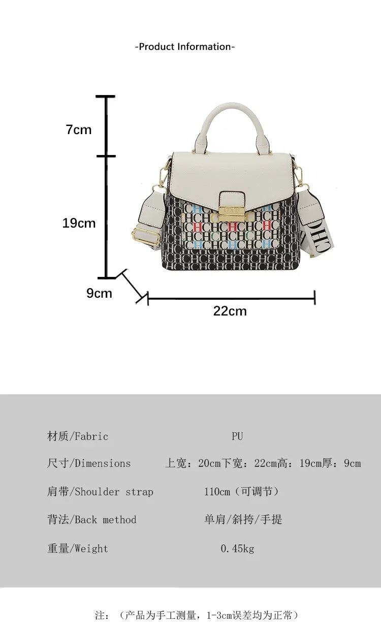 New Fashion Senior Texture Ringer Chain Women's Bag Fashion Personality Shoulder Bag Urban Simple Trend Crossbody Bag - PST PS Tradings