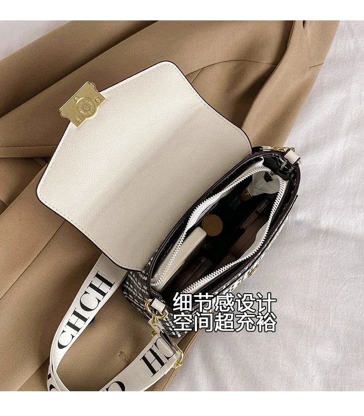 New Fashion Senior Texture Ringer Chain Women's Bag Fashion Personality Shoulder Bag Urban Simple Trend Crossbody Bag - PST PS Tradings