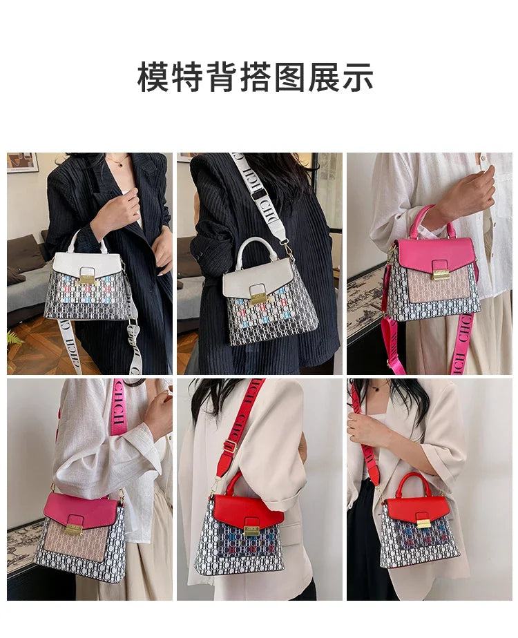 New Fashion Senior Texture Ringer Chain Women's Bag Fashion Personality Shoulder Bag Urban Simple Trend Crossbody Bag - PST PS Tradings