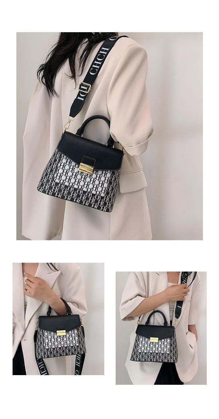 New Fashion Senior Texture Ringer Chain Women's Bag Fashion Personality Shoulder Bag Urban Simple Trend Crossbody Bag - PST PS Tradings