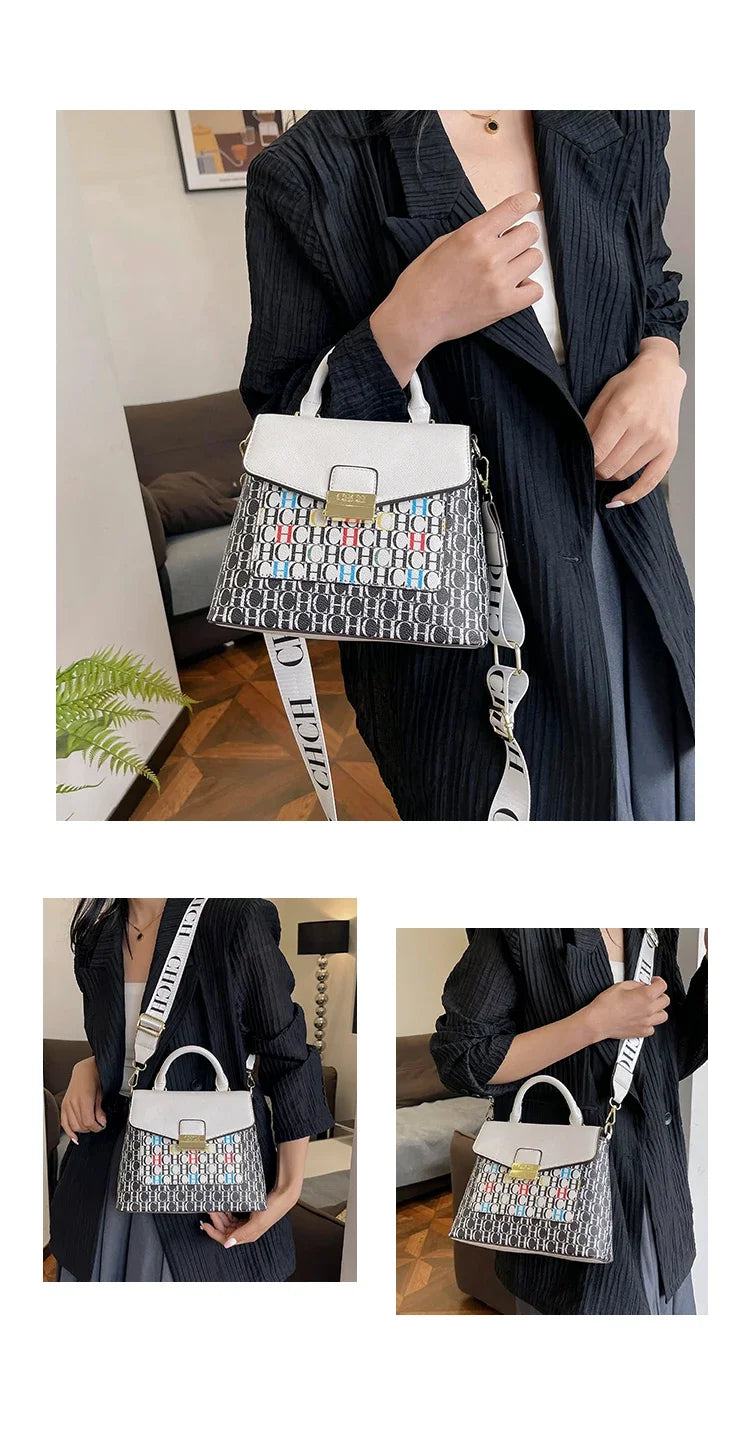 New Fashion Senior Texture Ringer Chain Women's Bag Fashion Personality Shoulder Bag Urban Simple Trend Crossbody Bag - PST PS Tradings