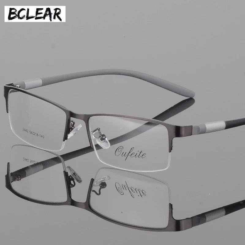 BCLEAR Eyewear Titanium Glasses Frame Men Eyeglasses Computer Optical Prescription Reading Clear Eye Lens male Spectacle lunette