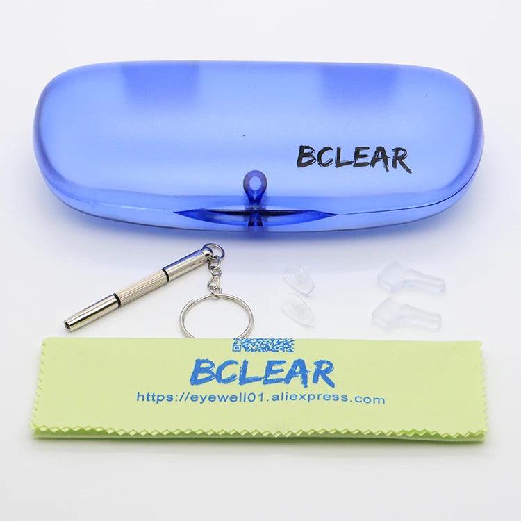 BCLEAR Eyewear Titanium Glasses Frame Men Eyeglasses Computer Optical Prescription Reading Clear Eye Lens male Spectacle lunette