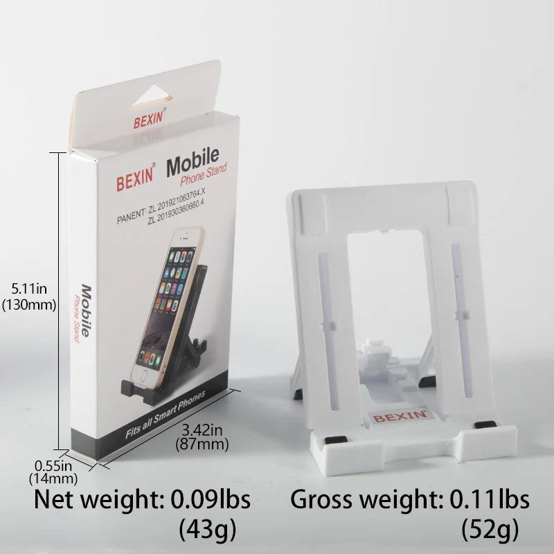 BEXIN uninversal desktop portable support foldable adjustment angle phone stand for mobile phone tablet - PST PS Tradings