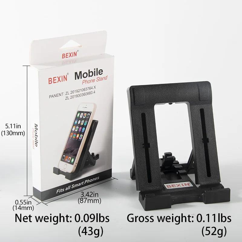 BEXIN uninversal desktop portable support foldable adjustment angle phone stand for mobile phone tablet - PST PS Tradings