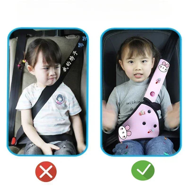 Car Seat Belt Cover Pads For Kids Interior Car Seat Belt Kit Anti Neck Limiter For Child Safety Belt Protector Cover Comfortable - PST PS Tradings