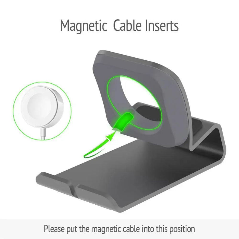 Alu-Ladehalterung Smart-Watch / Ständer mit Ladefunktion / Lade-Dock / Ladestation/ Docking-Station - Smart_Watch Charging Holder Mod.1-10+Ultra_1+2 - PST PS Tradings Cellphones & Telecommunications - Cellphones PST PS Tradings