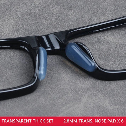 Soft Silicone Nose Pad Glasses Non-slip Eyeglasses Sunglass black white Nose Pad