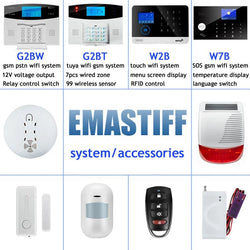 complete security accessories for the home family security GSM WIFI PSTN alarm system NEW Wireless Siren Fire Smoke Gas sensor - PST PS Tradings