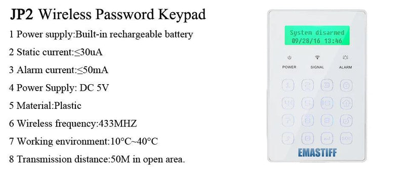 complete security accessories for the home family security GSM WIFI PSTN alarm system NEW Wireless Siren Fire Smoke Gas sensor - PST PS Tradings