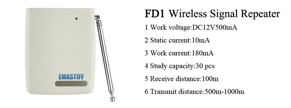 complete security accessories for the home family security GSM WIFI PSTN alarm system NEW Wireless Siren Fire Smoke Gas sensor - PST PS Tradings