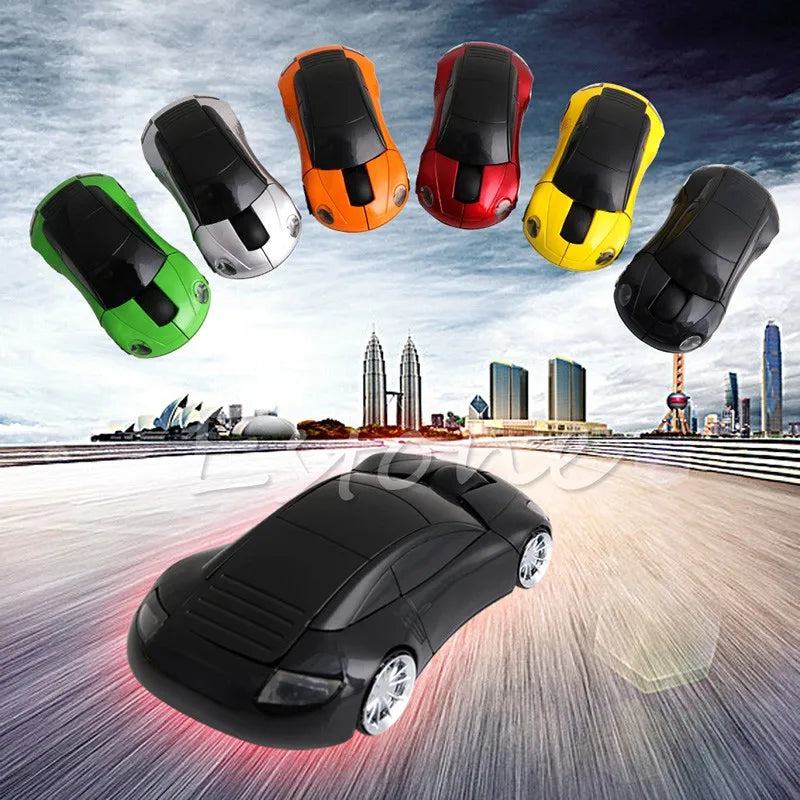 Computer Accessories 2.4GHz 3D Optical Wireless Mouse Mice Car Shape Receiver USB For PC Laptop - PST PS Tradings