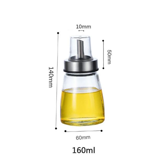 Cooking Seasoning Oil Bottle Sauce Bottle Glass Storage Bottles for Oil and Vinegar Creative Oil Dispenser For Kitchen Accessory - PST PS Tradings