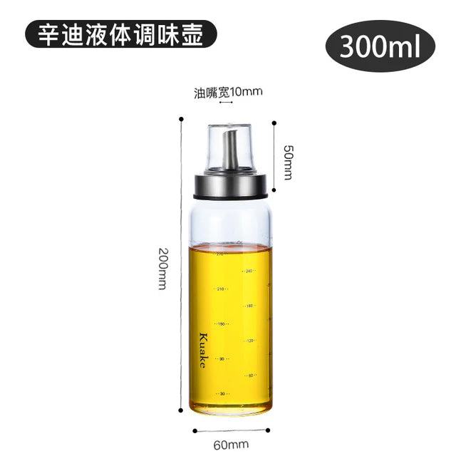 Cooking Seasoning Oil Bottle Sauce Bottle Glass Storage Bottles for Oil and Vinegar Creative Oil Dispenser For Kitchen Accessory - PST PS Tradings