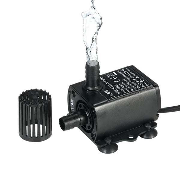 Decdeal USB DC5V 4.8W/2.4W Ultra-quiet Mini Brushless Water Pump Waterproof Submersible Fountain Aquarium Circulating 300L/H - PST PS Tradings