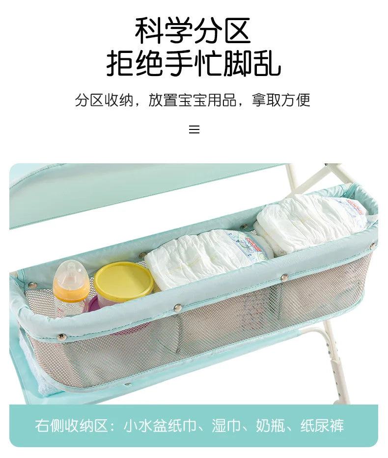 Diaper-Changing Table Baby Care Desk Portable Multifunctional Folding Newborn Baby Bath Diaper Changing Baby Care Table 기저귀 테이블 - PST PS Tradings