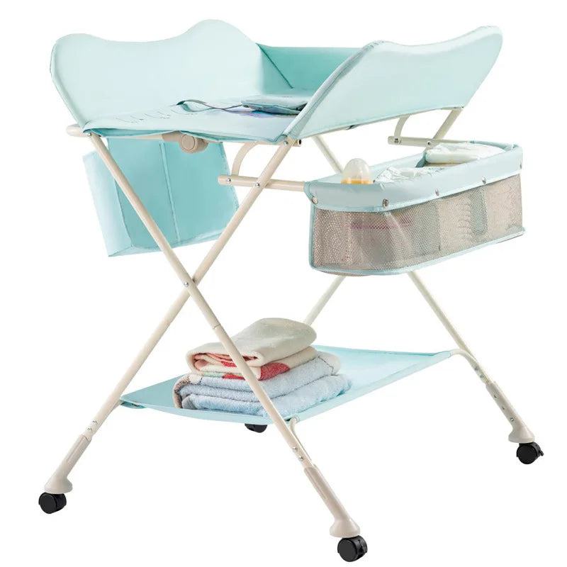 Diaper-Changing Table Baby Care Desk Portable Multifunctional Folding Newborn Baby Bath Diaper Changing Baby Care Table 기저귀 테이블 - PST PS Tradings