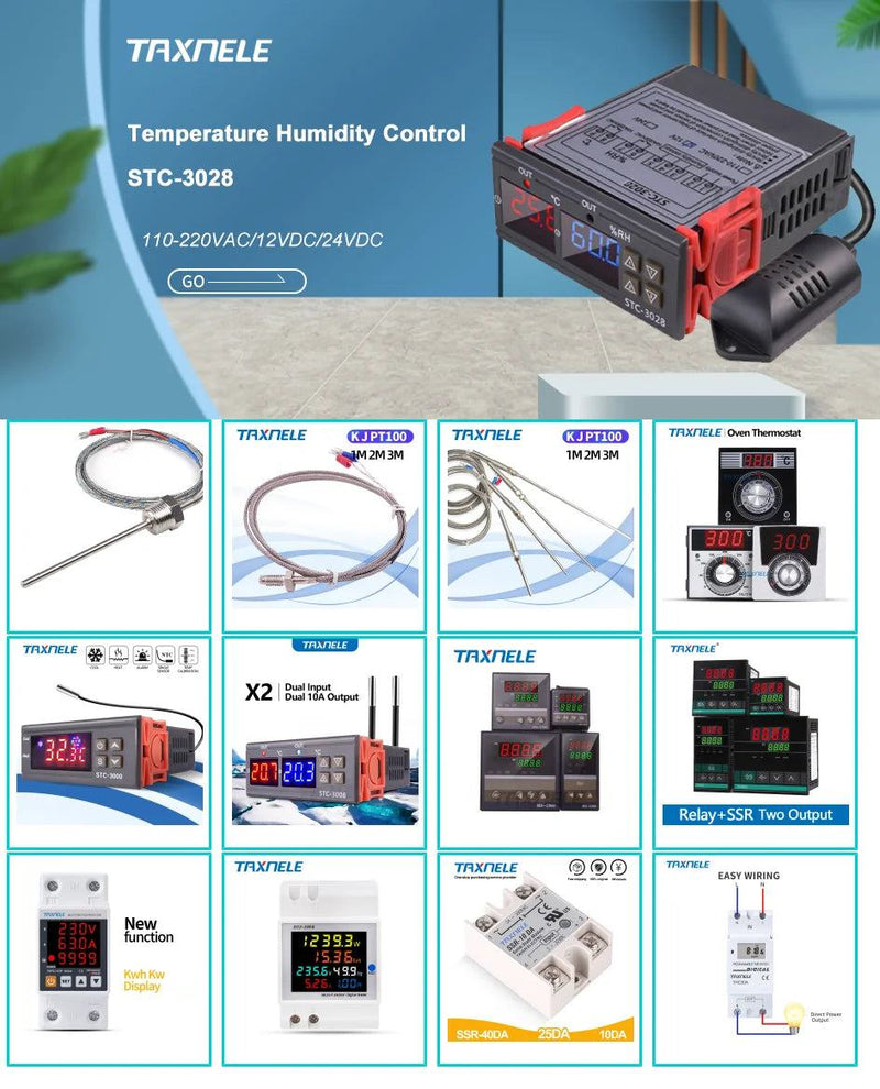 Digital PID Temperature Controller  REX-C100 REX C100 thermostat  + 40DA SSR  Relay+ K Thermocouple 1m Probe RKC