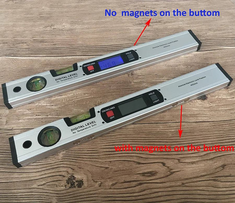 Digital Protractor Angle Finder Inclinometer electronic Level 360 degree with/without Magnets Level angle slope test Ruler 400mm