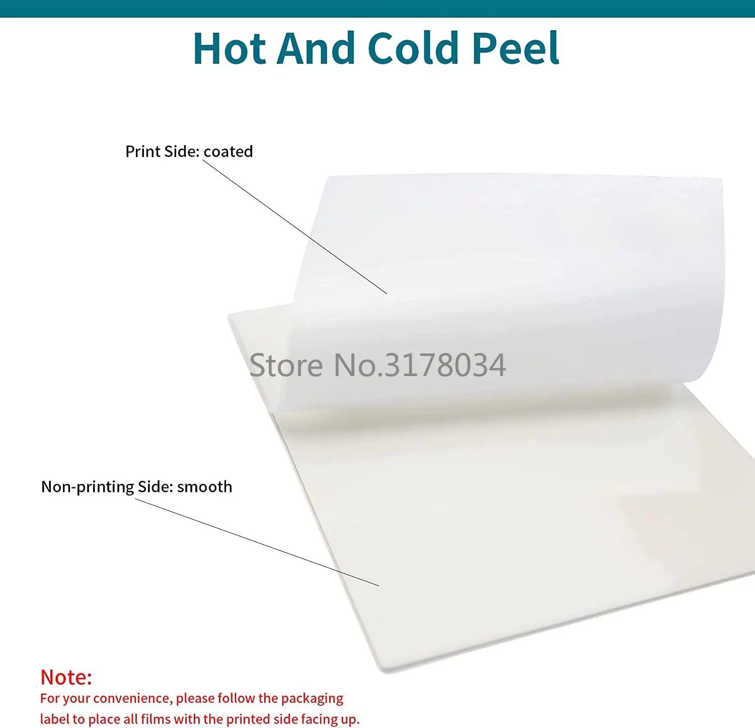 DTF Transfer Film Paper PET Heat Transfer Paper A4 Double-Sided Glossy Clear Pretreat Film for DTF Epson Inkjet Printer - PST PS Tradings