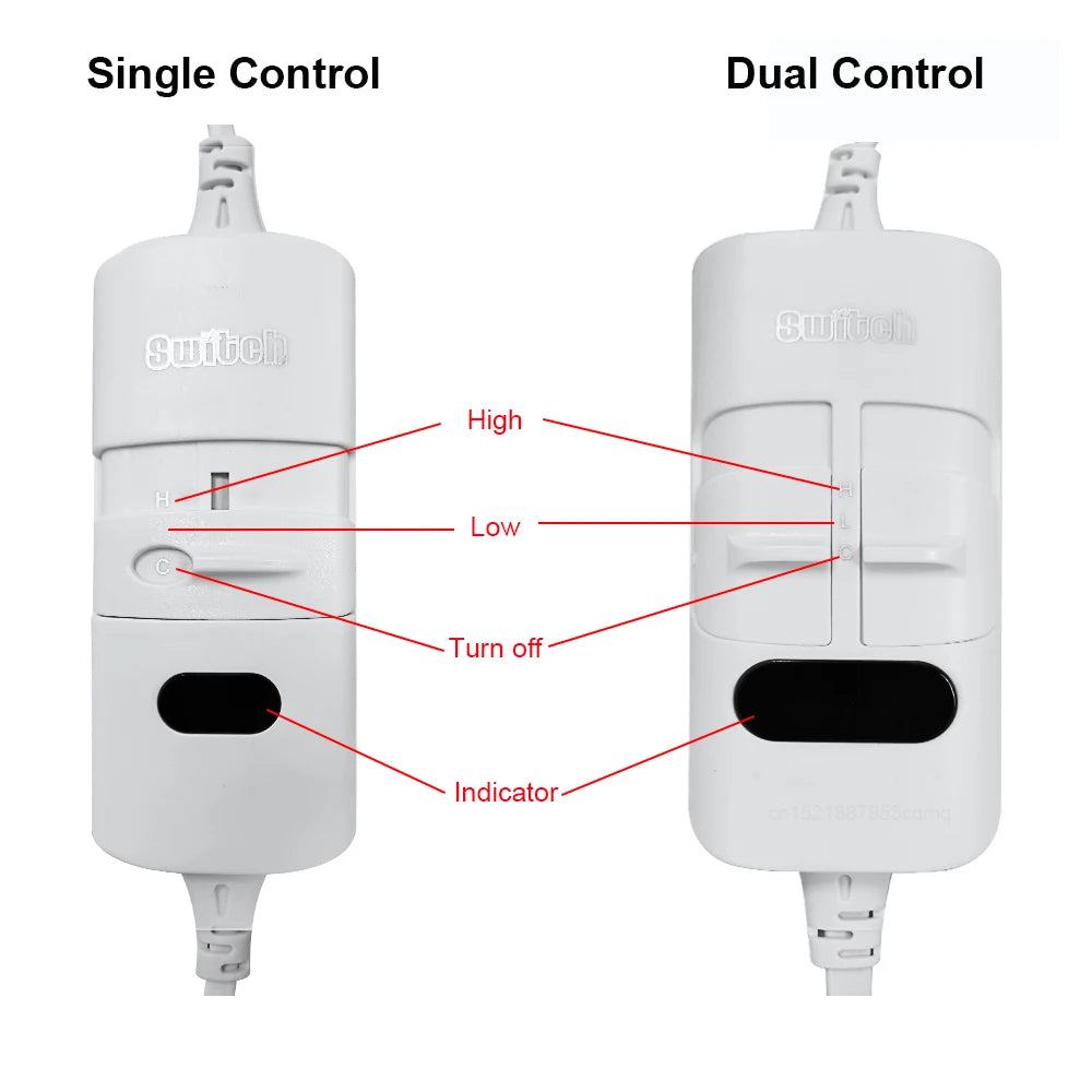 Electric Blanket 220V Thicker Automatic Thermostat Electric Heating Blanket Body Warmer Thermal Mattress for Room Blanket heated - PST PS Tradings