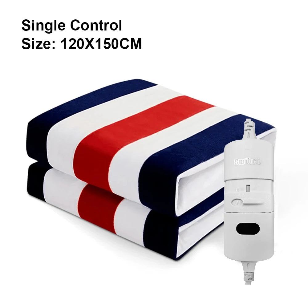 Electric Blanket 220V Thicker Automatic Thermostat Electric Heating Blanket Body Warmer Thermal Mattress for Room Blanket heated - PST PS Tradings