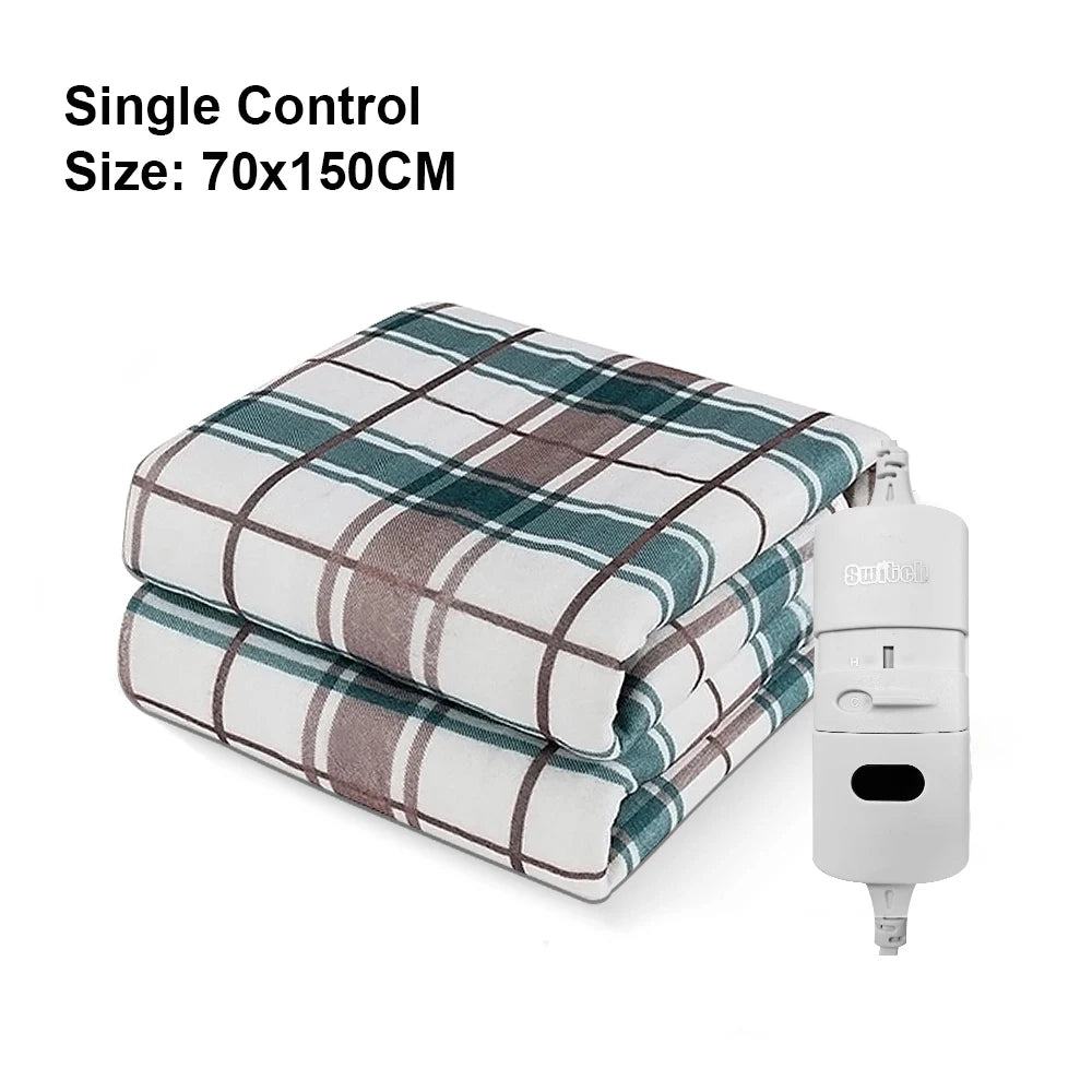 Electric Blanket 220V Thicker Automatic Thermostat Electric Heating Blanket Body Warmer Thermal Mattress for Room Blanket heated - PST PS Tradings