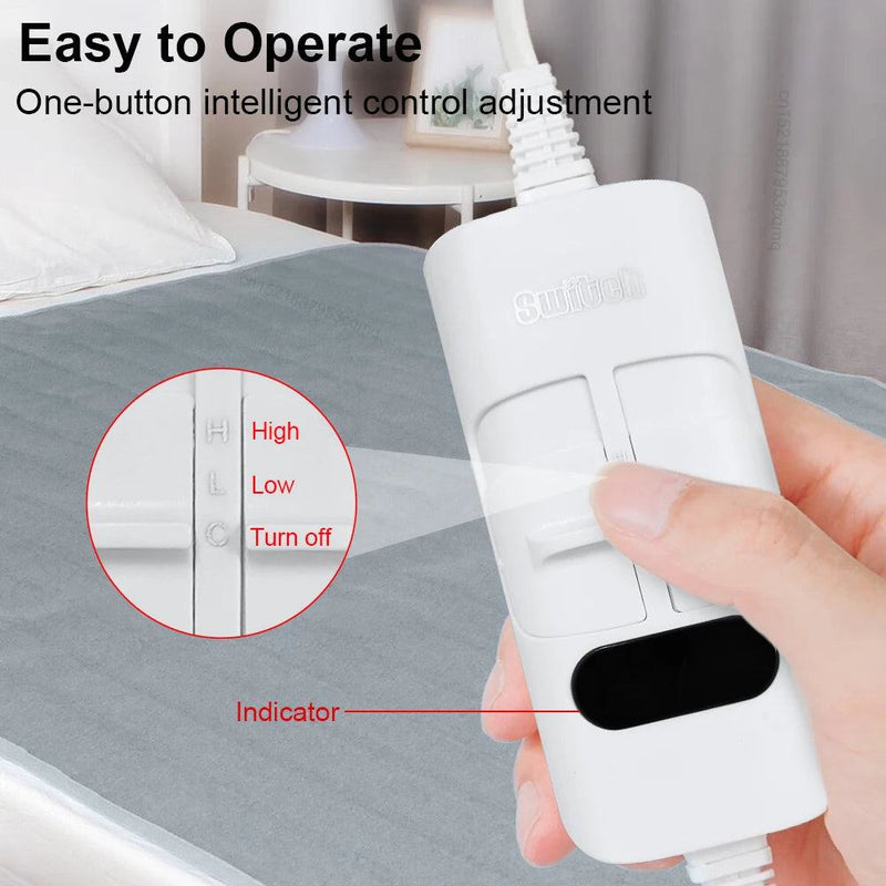 Electric Blanket 220V Thicker Automatic Thermostat Electric Heating Blanket Body Warmer Thermal Mattress for Room Blanket heated - PST PS Tradings