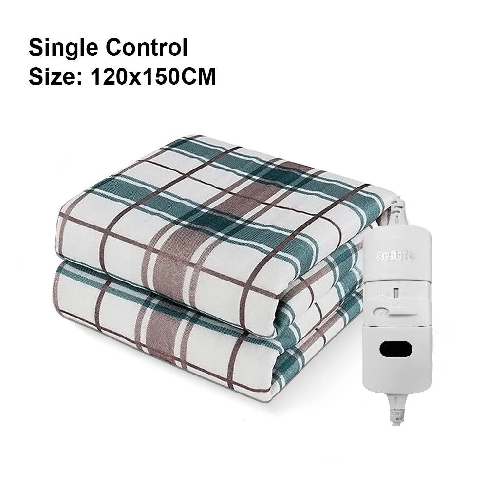 Electric Blanket 220V Thicker Automatic Thermostat Electric Heating Blanket Body Warmer Thermal Mattress for Room Blanket heated - PST PS Tradings