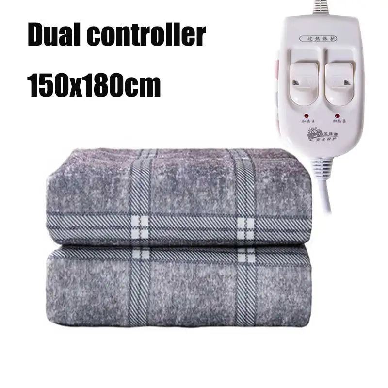 Electric Heating Blanket Automatic Thermostat Warmer Bed Mattress EU Plug 220V Electric Heated Carpets Mat Pad - PST PS Tradings