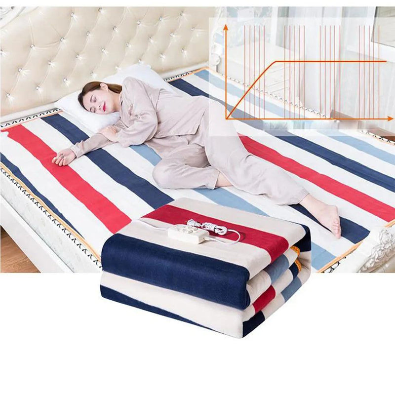 Electric Heating Blanket Automatic Thermostat Warmer Bed Mattress EU Plug 220V Electric Heated Carpets Mat Pad - PST PS Tradings