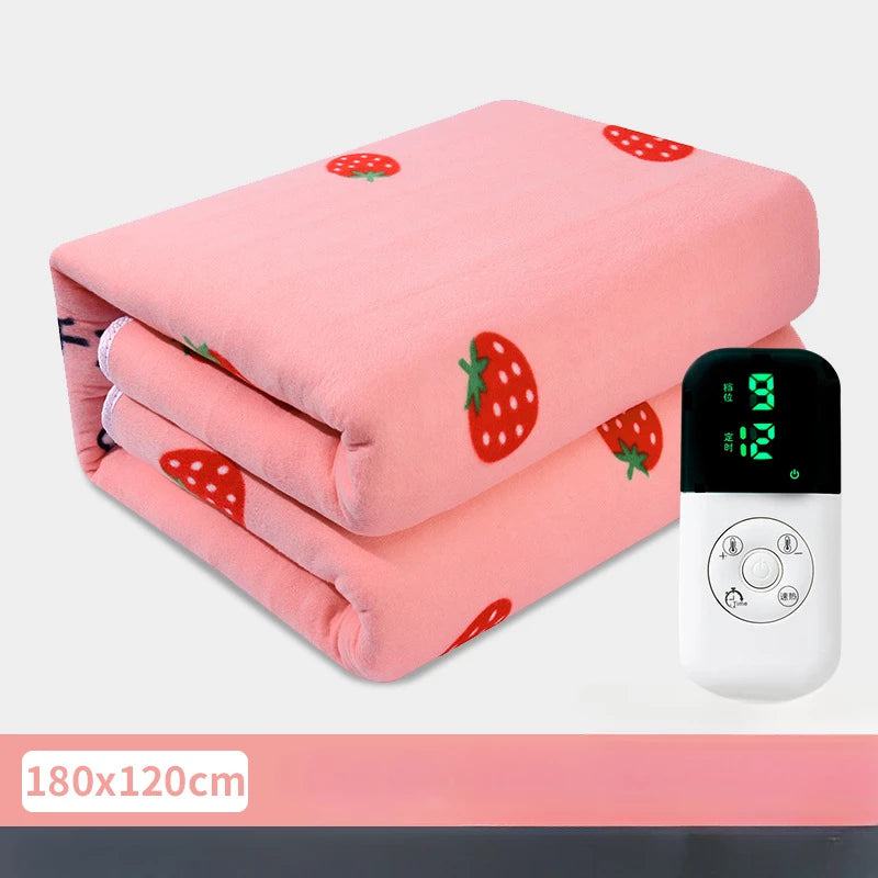 Electric Heating Blanket Automatic Thermostat Warmer Bed Mattress EU Plug 220V Electric Heated Carpets Mat Pad - PST PS Tradings